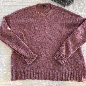 Eileen Fisher rose pink or light mauve sweater
